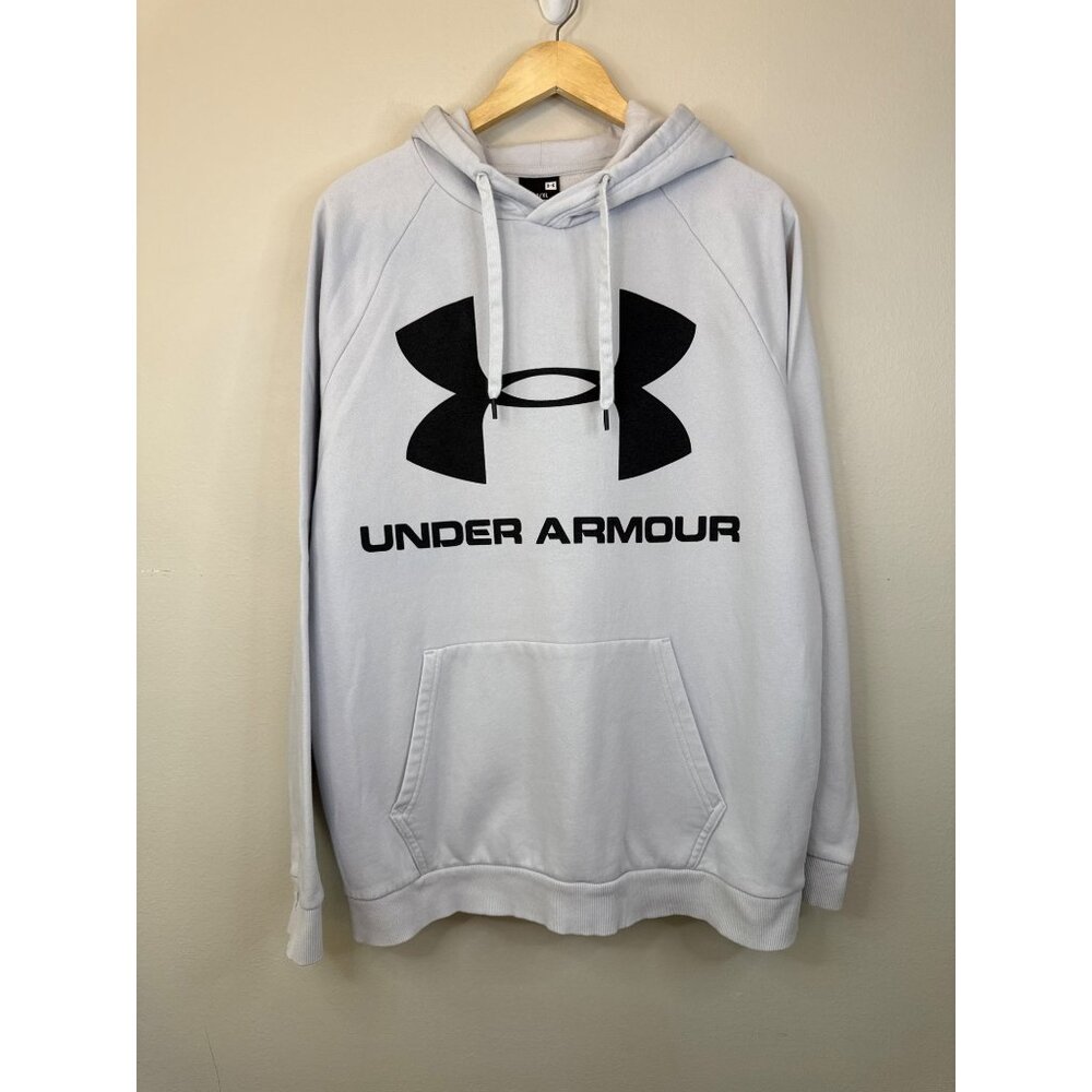 Under Armour White Hoodie XL Cotton Blend